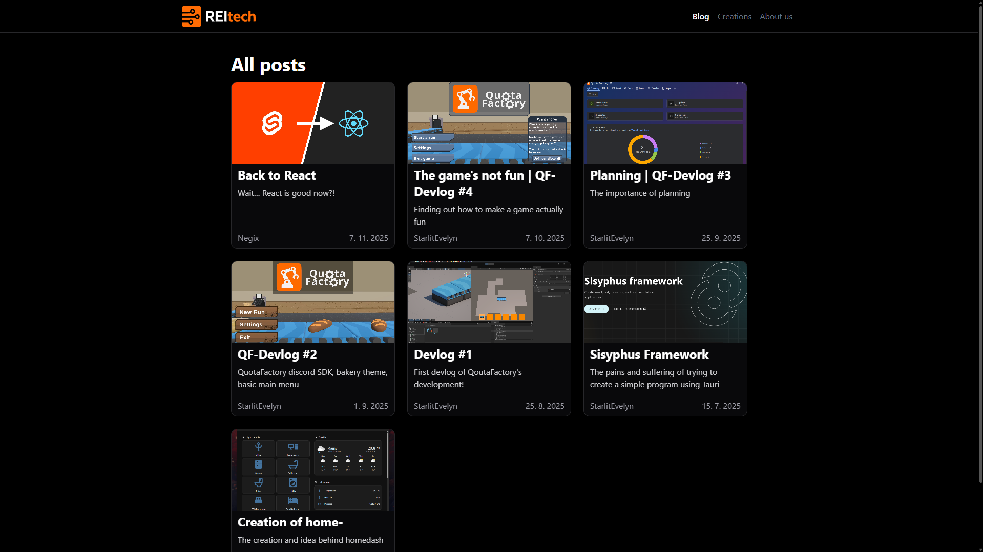 Obrázek projektu REItech - Sára Hýžová