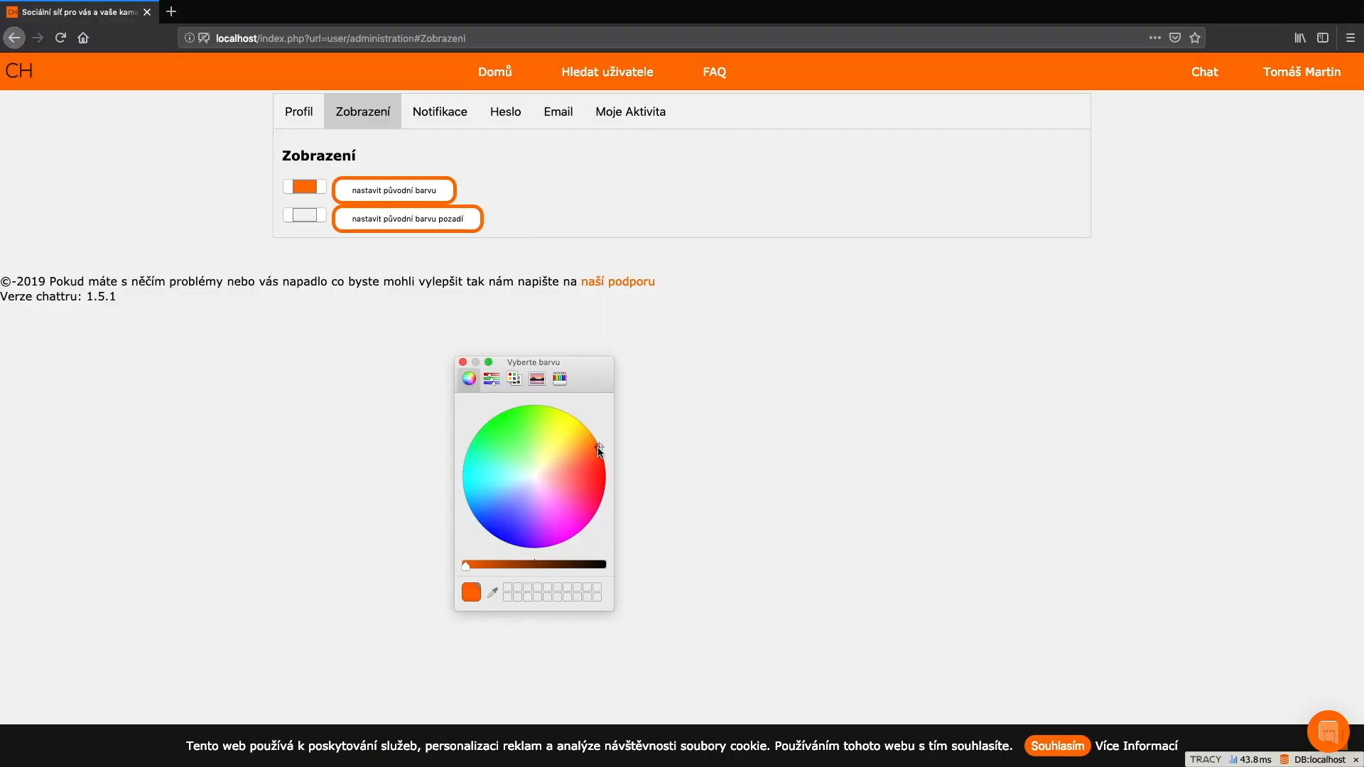 Obrázek projektu Chattr - Sára Hýžová