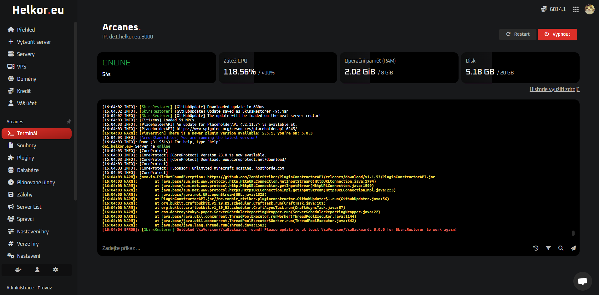 Obrázek projektu Helkor - Sára Hýžová