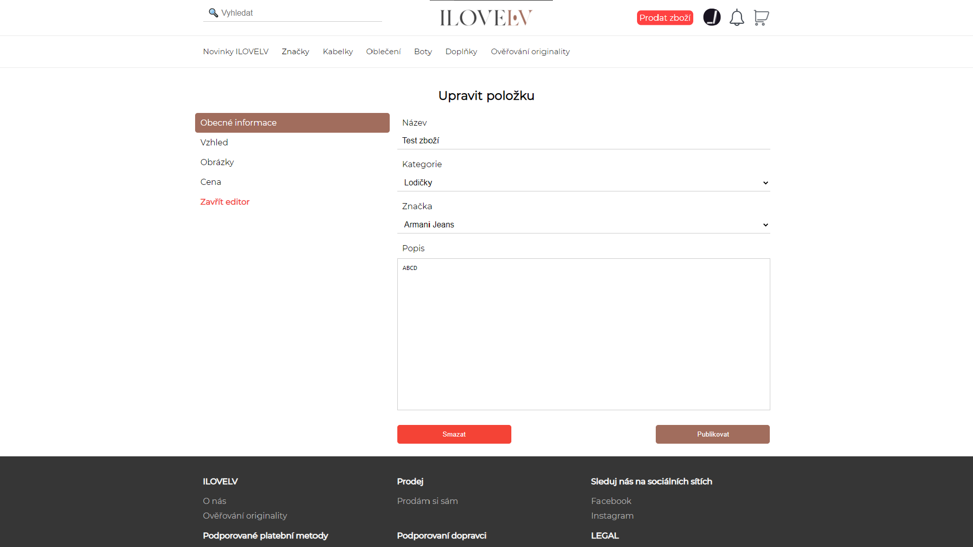 Obrázek projektu IloveLV - Sára Hýžová