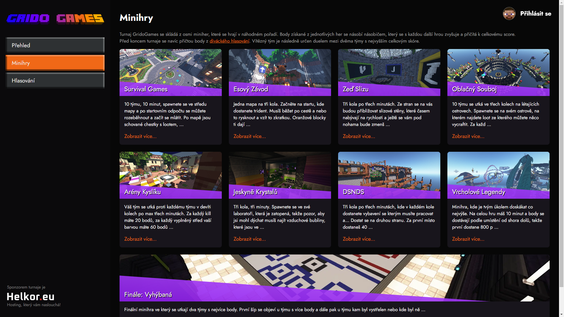 Obrázek projektu GridoGames - Sára Hýžová