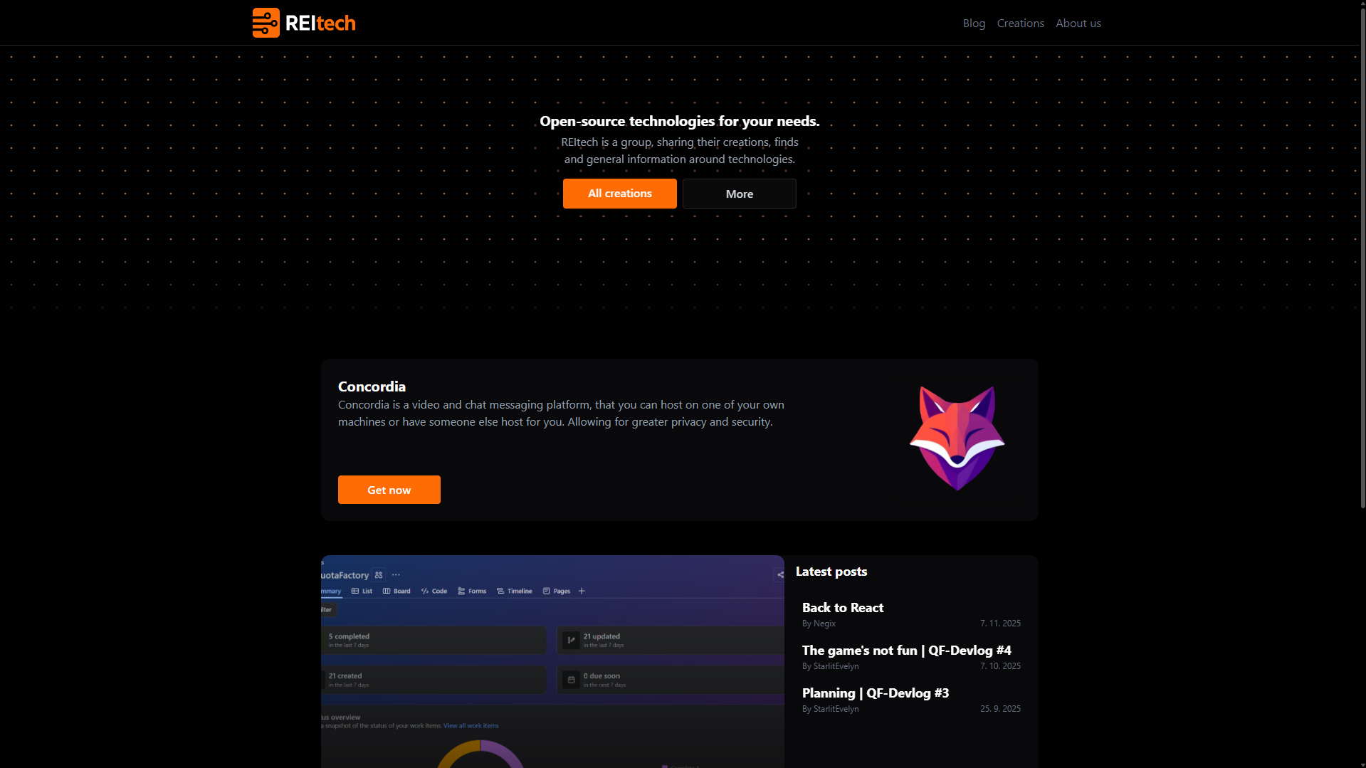 Obrázek projektu REItech - Sára Hýžová