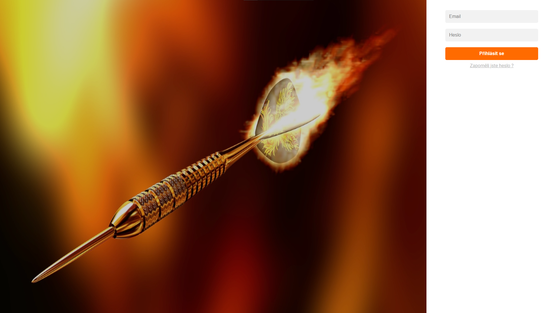 Obrázek projektu Gigatour - úvodní stránka a login - Sára Hýžová