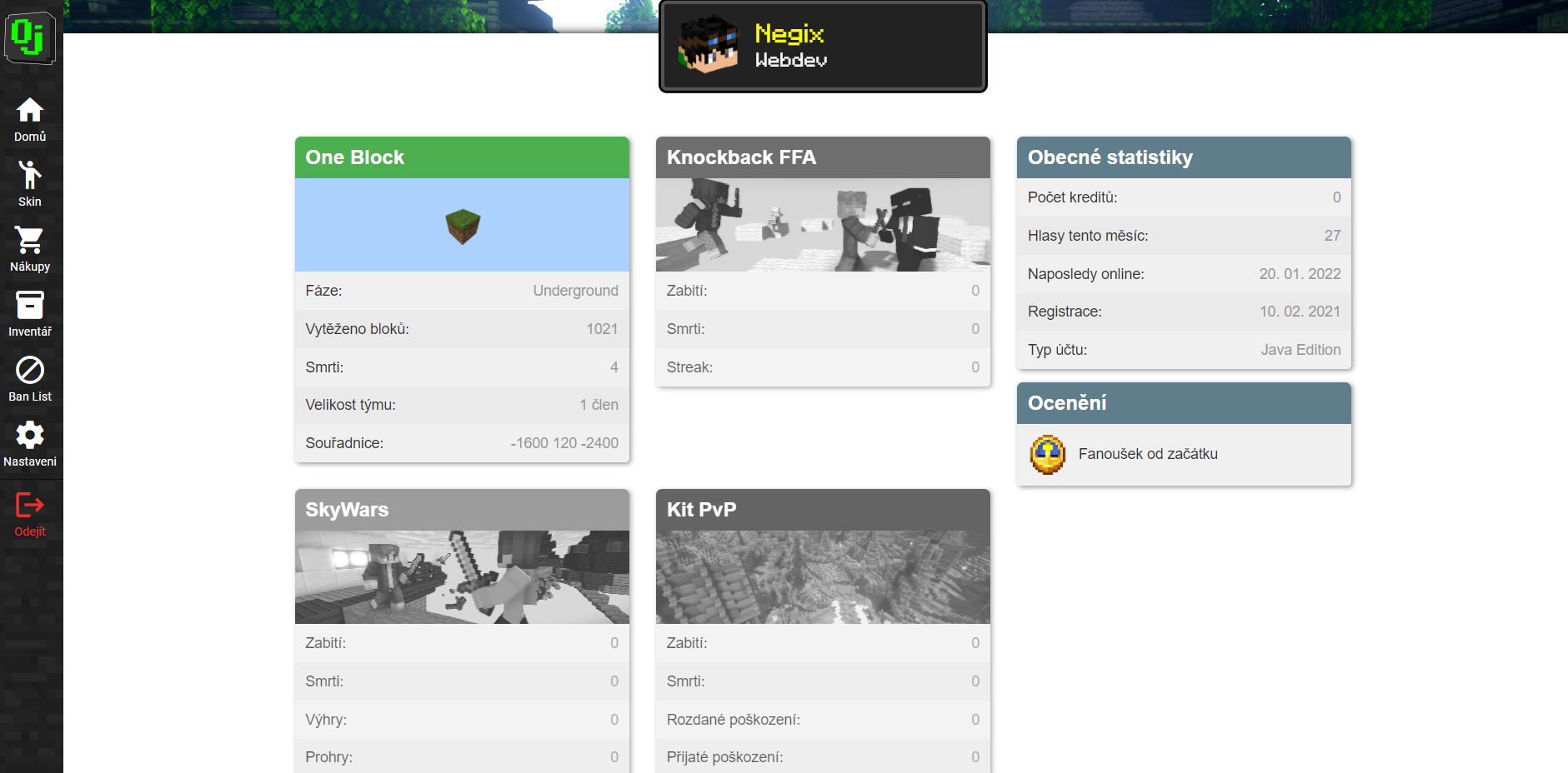 Obrázek projektu OjaCraft - Sára Hýžová